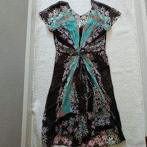 DVF Silk Floral Dress